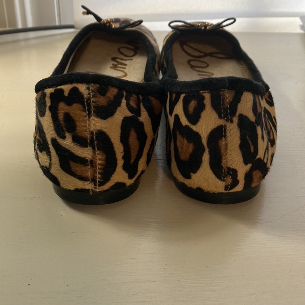 Sam Edelman Women Real Dyed Calf Fur Ballet Flats Sz US 7 - Picture 6 of 7
